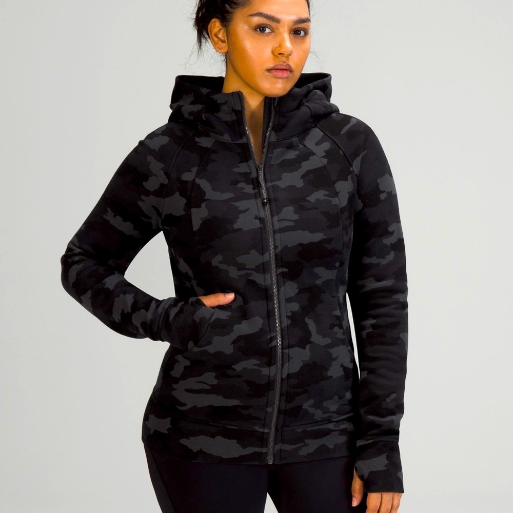 Lululemon Scuba Full Zip Hoodie in CAMO
